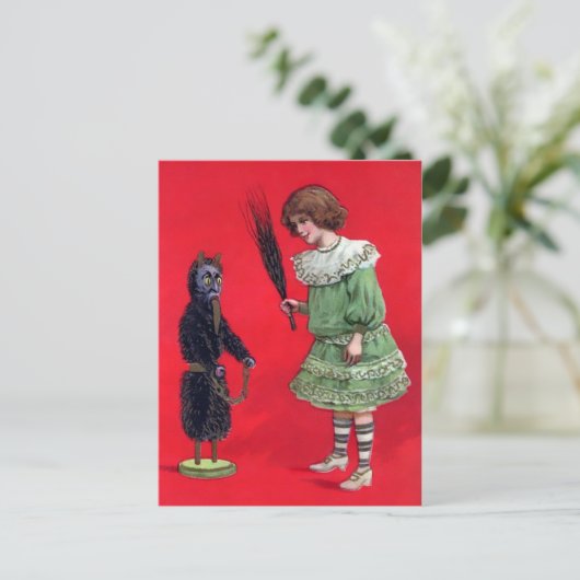 Krampus Doll Briefkaart (Staand voorkant)