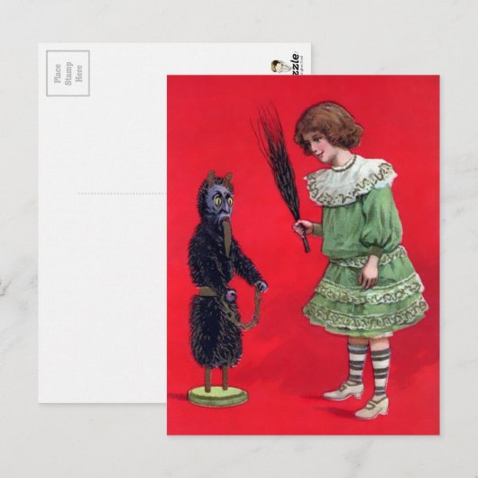 Krampus Doll Briefkaart (Voorkant / Achterkant)