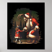 Krampus Donkere Kerst Vrolijk Krampus Vakantie Hor Poster (Voorkant)