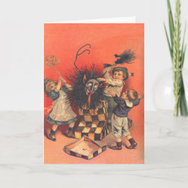Krampus Doos-van-verrassing Feestdagen Kaart