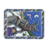 KRAMPUS EN KINDEREN DIE NAUWKEURIG ZIJN, SCHADELIJ MAGNEET (Horizontaal)