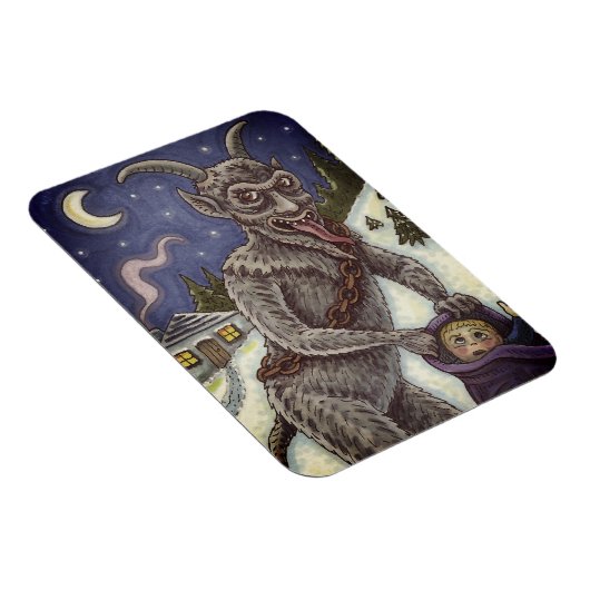 KRAMPUS EN KINDEREN DIE NAUWKEURIG ZIJN, SCHADELIJ MAGNEET (Rechterzijde)