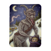 KRAMPUS EN KINDEREN DIE NAUWKEURIG ZIJN, SCHADELIJ MAGNEET (Verticaal)