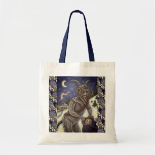 KRAMPUS EN KINDEREN DIE NAUWKEURIG ZIJN, SCHADELIJ TOTE BAG