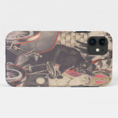 Krampus en priester ontvoeren kinderen Case-Mate iPhone case (Achterkant (horizontaal))
