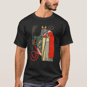 Krampus en Santa T-shirt