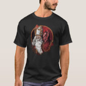 Krampus en Santa T-shirt (Voorkant)