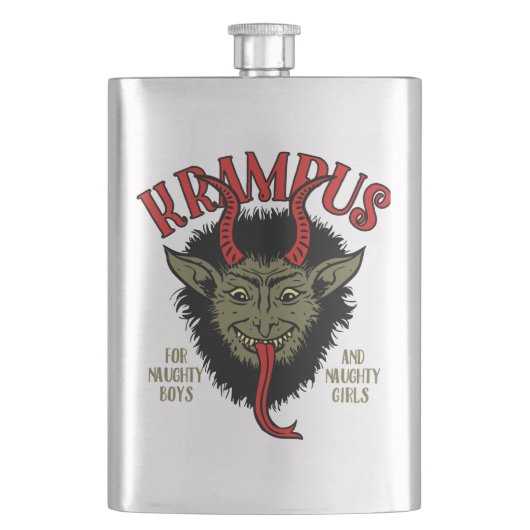 Krampus Face Naughty Flacon (Voorkant)