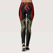 Krampus Face Naughty Leggings (Achterkant)