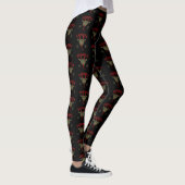 Krampus Face Naughty Leggings (Rechts)