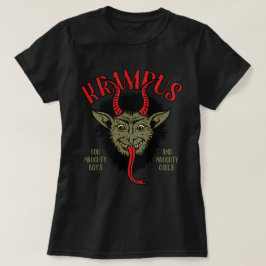 Krampus Face Naughty T-shirt
