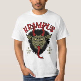 Krampus Face Naughty T-shirt