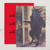 Krampus Familie Samenkomst (Voorkant / Achterkant)