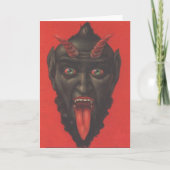 Krampus Feestdagen Kaart (Voorkant)