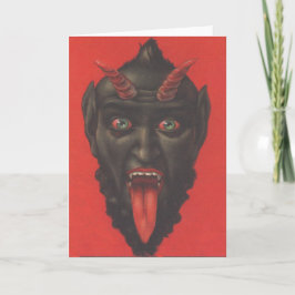 Krampus Feestdagen Kaart