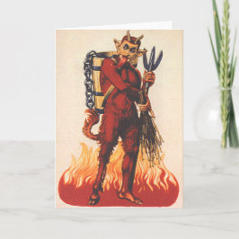 Krampus Feestdagen Kaart