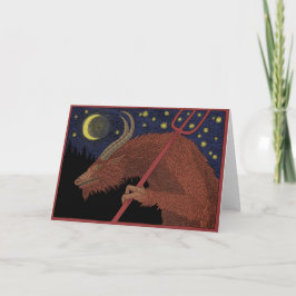 Krampus Feestdagen Kaart