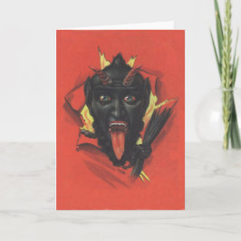 Krampus Feestdagen Kaart