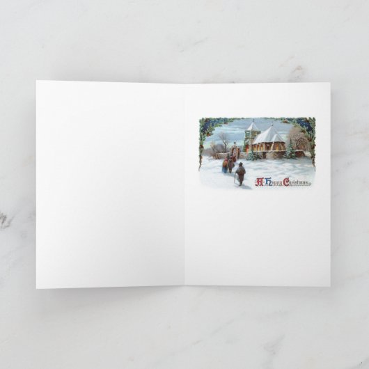 Krampus! Feestdagen Kaart (Binnen)