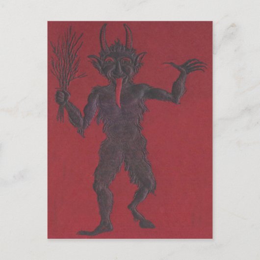 Krampus Feestdagenkaart (Voorkant)