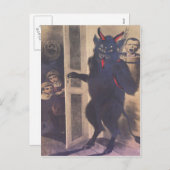 Krampus Gathering Family Feestdagenkaart (Voorkant / Achterkant)