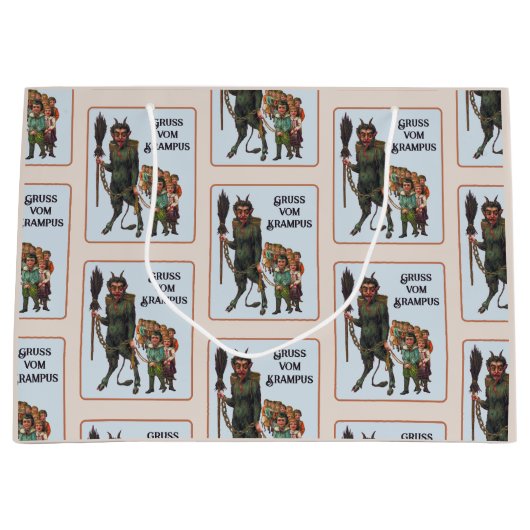 Krampus Gift Bag Groot Cadeauzakje (Voorkant)