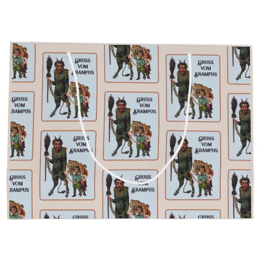 Krampus Gift Bag Groot Cadeauzakje (Achterkant)