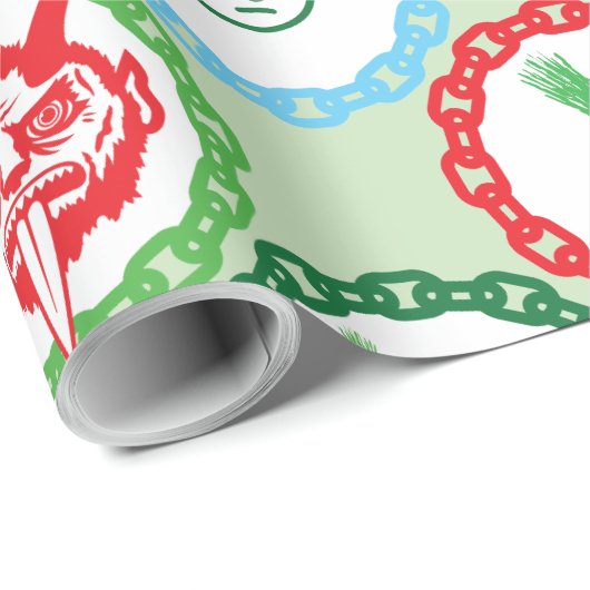 Krampus Gift Wrap Cadeaupapier (Rol Hoek)