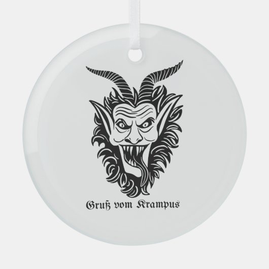 Krampus Glas Ornament (Voorkant)
