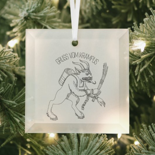 Krampus Glas Ornament (Insitu)