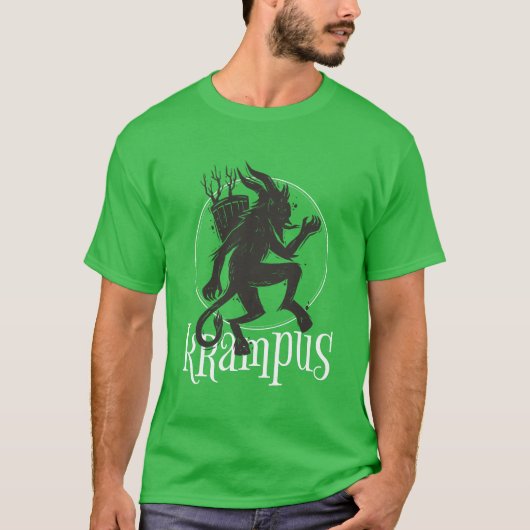 Krampus Green T-shirt (Voorkant)