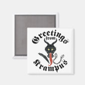 Krampus Greetings Magneet (Voorkant / Achterkant)