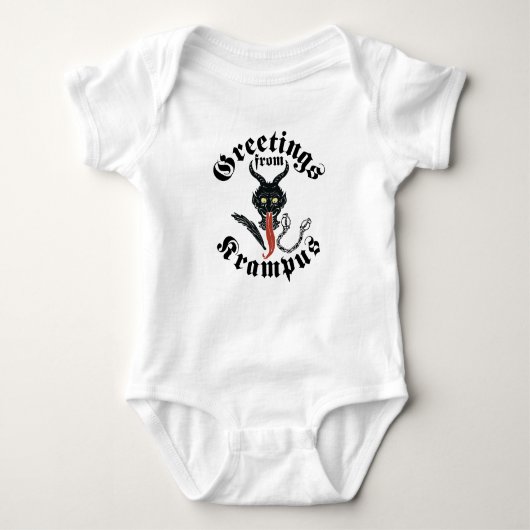 Krampus Greetings Romper (Voorkant)
