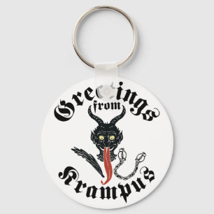 Krampus Greetings Sleutelhanger