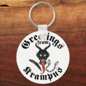 Krampus Greetings Sleutelhanger (Voorkant)