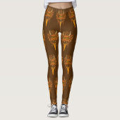 Krampus Head Leggings (Voorkant)