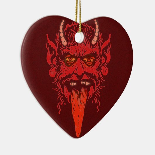Krampus Heart Ornament (Rechts)