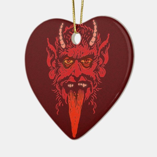 Krampus Heart Ornament (Links)