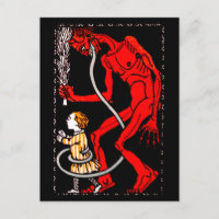 Krampus heeft een lange tong
