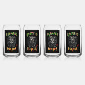 Krampus Horror Blikvorm Glas (Voorkant)