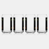 Krampus Horror Blikvorm Glas (Links)