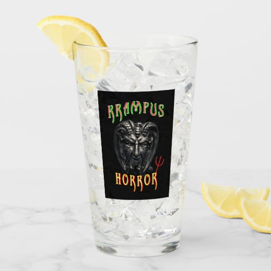 Krampus Horror Glas (Voorkant ijs)