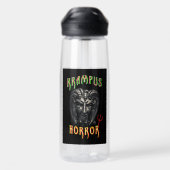 Krampus Horror Waterfles (Achterkant)