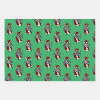 Krampus inpakpapier vel