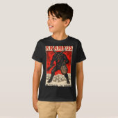 Krampus Is Coming To Town Christmas Horror Holiday T-shirt (Voorkant volledig)