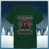 Krampus is het seizoen om vrolijk of anders te zij t-shirt
