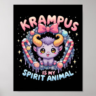 Krampus is mijn geestendier, een zoet spookachtig  poster
