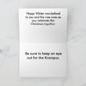 Krampus is voor iedereen! feestdagen kaart (Binnen)