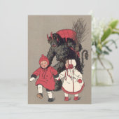 Krampus jaagt kinderen schakelaar (Staand voorkant)