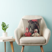Krampus jaagt kinderen schakelaar kussen (Stoel)